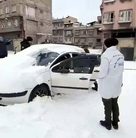 Ergün Gündüz’e ait olduğu belirlenen ceset morga kaldırıldı. 