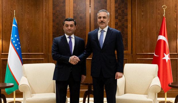 Bakan Fidan &Ouml;zbekistanlı mevkidaşıyla bir araya geldi