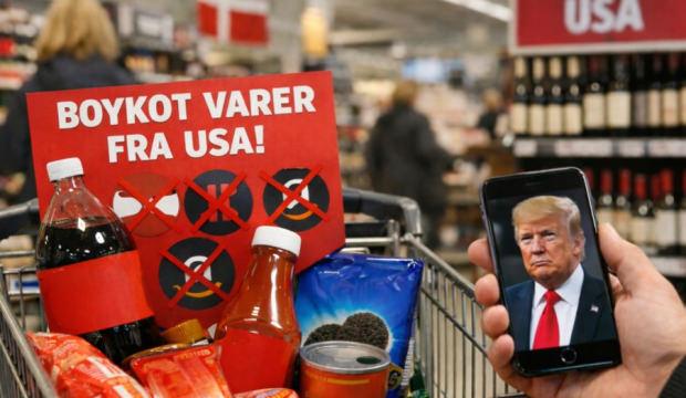 Danimarka&rsquo;da ABD &uuml;r&uuml;nlerine geniş &ccedil;aplı boykot