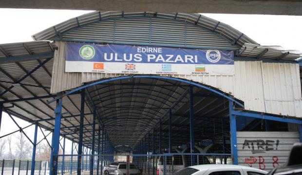 Edirne&rsquo;de "Sosyete Pazarı"nın kapatılmasına esnaftan tepki