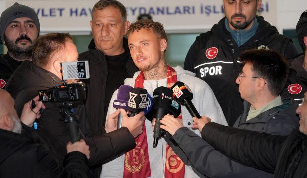 Galatasaray'ın yeni transferi Noa Lang, İstanbul'da!