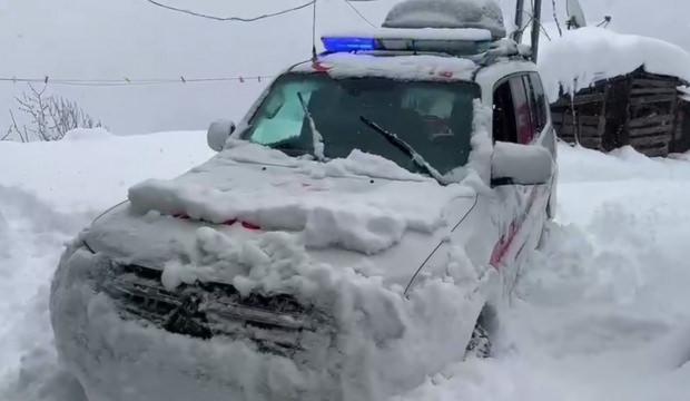 Giresun&rsquo;da 5 KOAH hastasına 4x4 ambulansla ulaşıldı