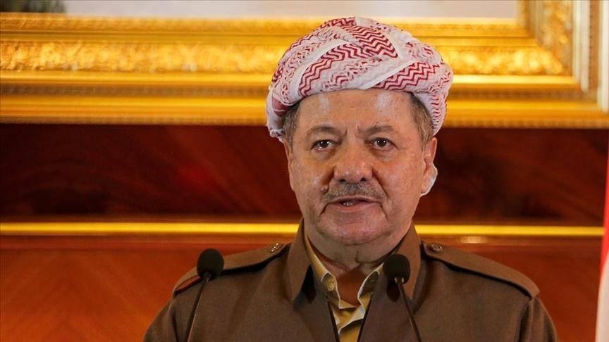  Irak Kürdistan Demokrat Partisi (KDP) Başkanı Mesud Barzani