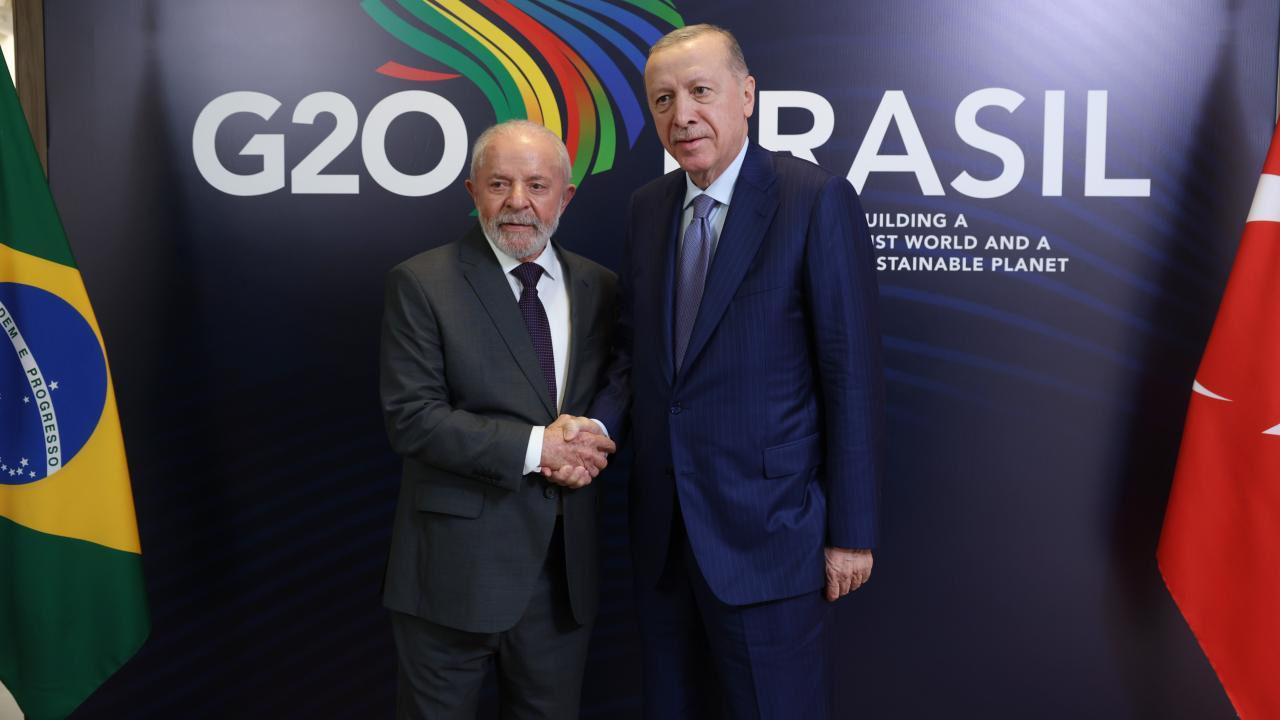 Cumhurbaşkanı Erdoğan-Brezilya Devlet Başkanı Lula da Silva