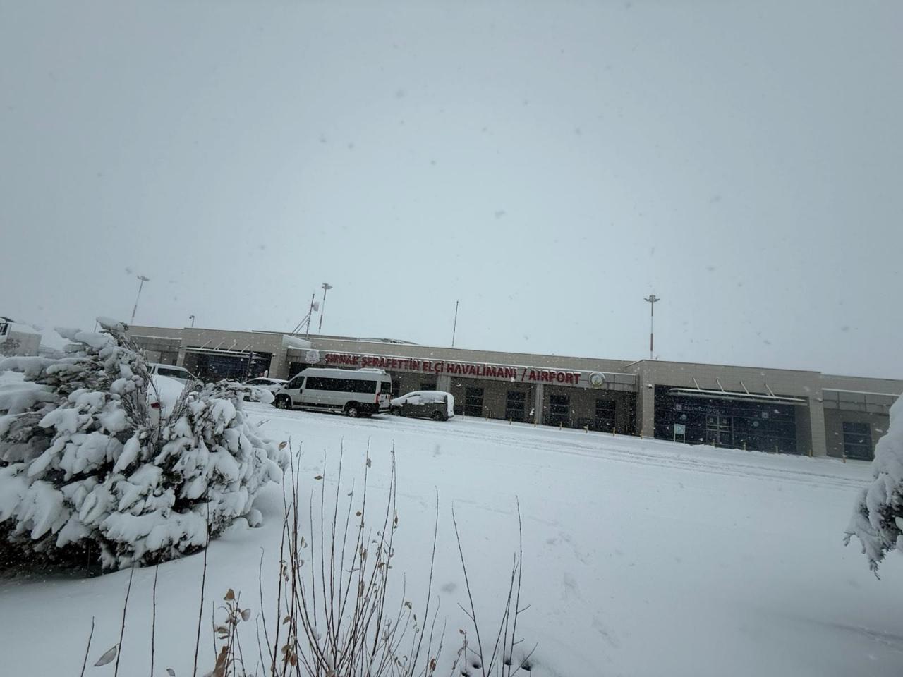 Şırnak havalimanından görüntü