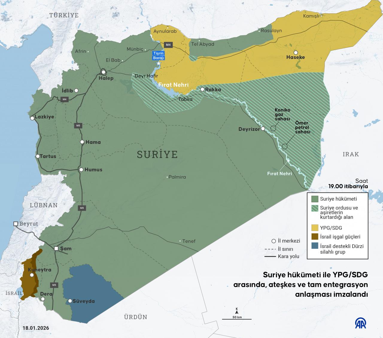 Suriye'de harita değişti: Terör örgütü SDG, son 48 saatte büyük çöküş yaşadı.