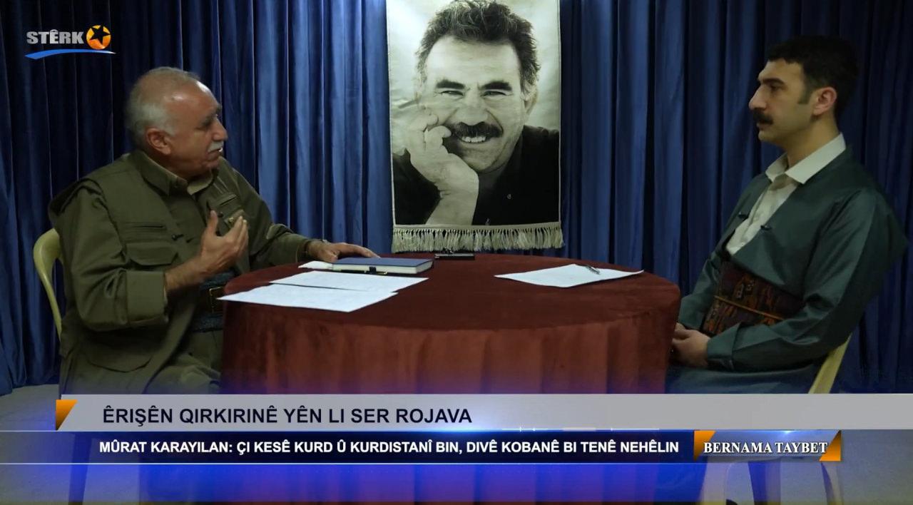 Murat Karayılan terör örgütü uzantısı Sterk TV yayınında