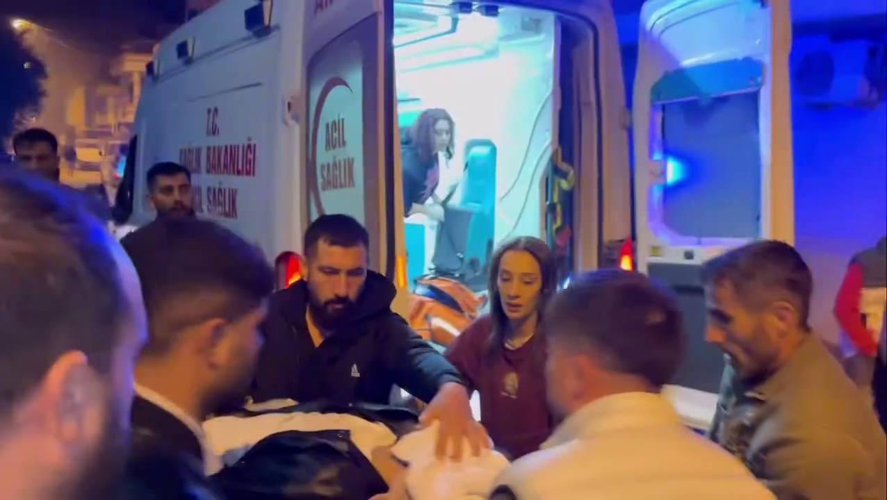 Suriye uyruklu Baran Abdi'ye mermi isabet etti.