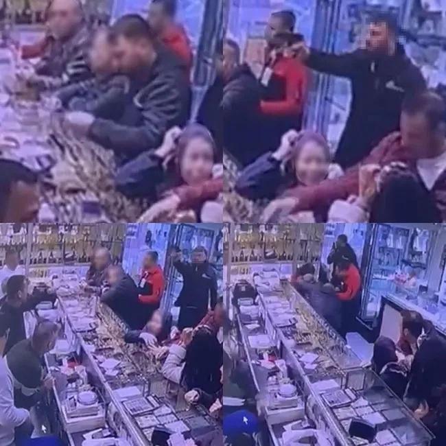 Mersin Tarsus’ta şüpheli İ.Y., silahla girdiği kuyumcudan 100 gram altın çaldı.