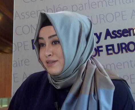 AK Parti İstanbul Milletvekili ve Avrupa Konseyi Parlamenter Meclisi Üyesi Sena Nur Çelik Kanat.