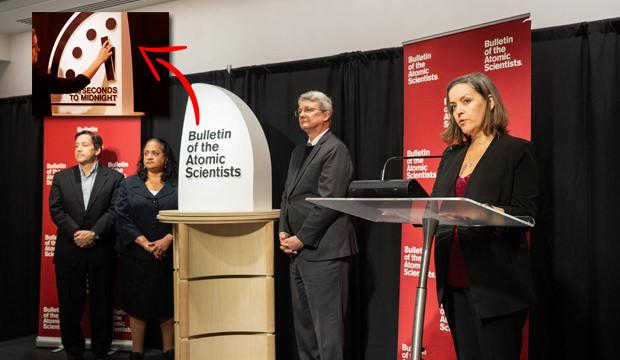 Kıyamet g&uuml;n&uuml; saati g&uuml;ncellendi! N&uuml;kleer felaket insanlığın sonunu getirecek