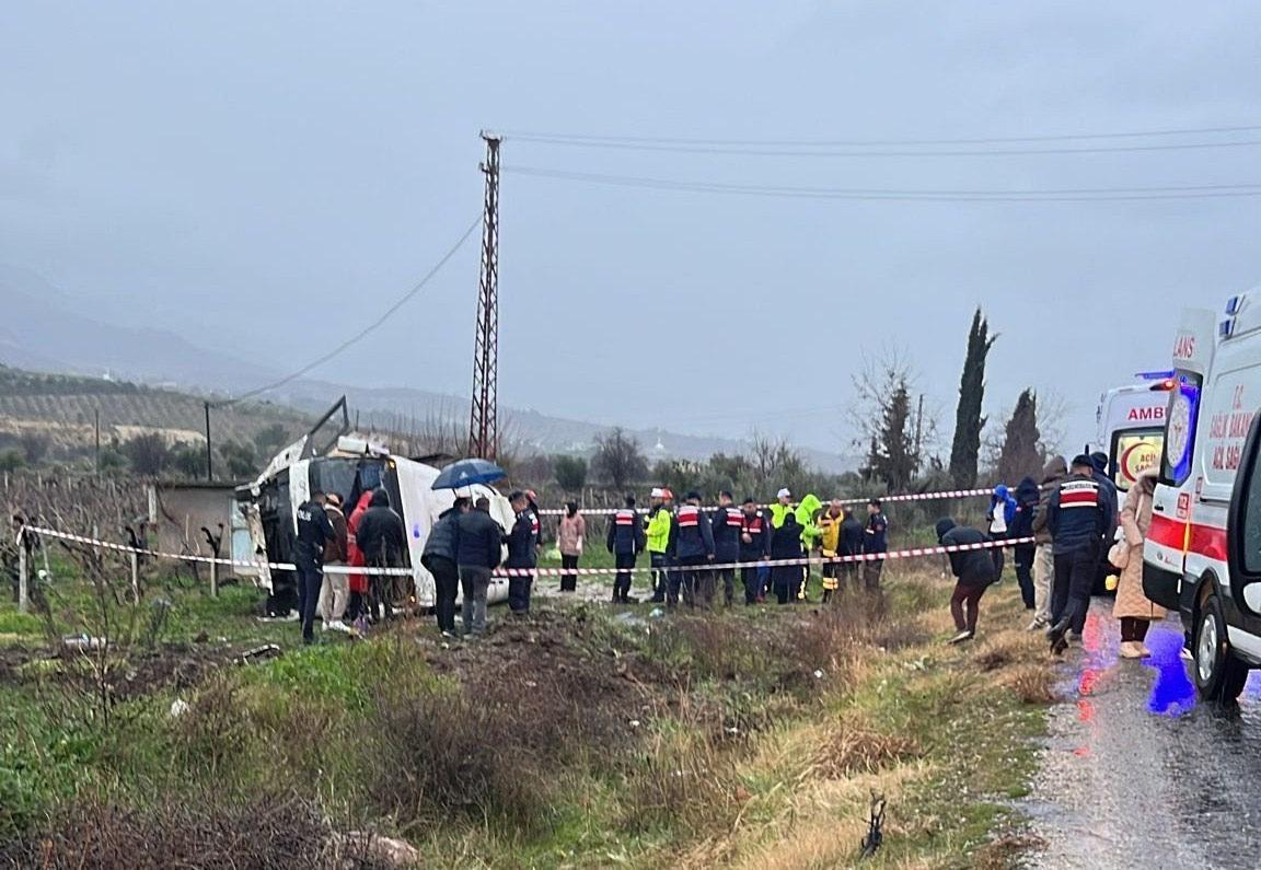 Kaza yerinden görüntü