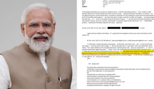 Epstein belgelerinde Modi'nin de adı ge&ccedil;iyor