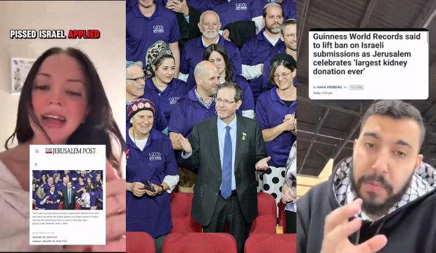 Katlettikleri Filistinlilerden &ccedil;aldıkları organlarla d&uuml;nya rekoru kitabına girdiler