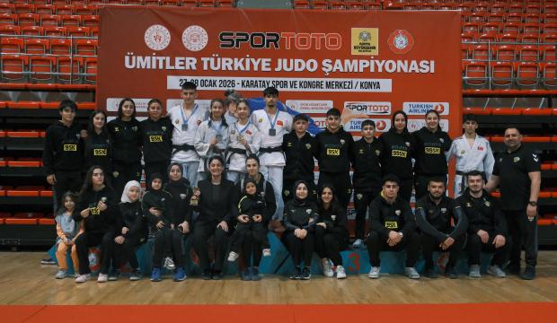 Konya B&uuml;y&uuml;kşehir, &Uuml;mitler Judo Takımı T&uuml;rkiye 2'ncisi oldu