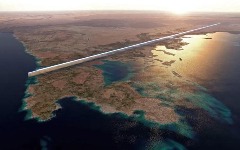 NEOM kapsamında yapılması plananlanan The Line