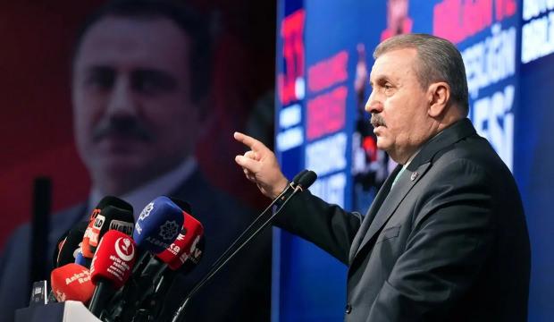 Mustafa Destici BBP'nin 33. yılında konuştu: O sa&ccedil; &ouml;rg&uuml;s&uuml; Bozkurt'un yelesidir!