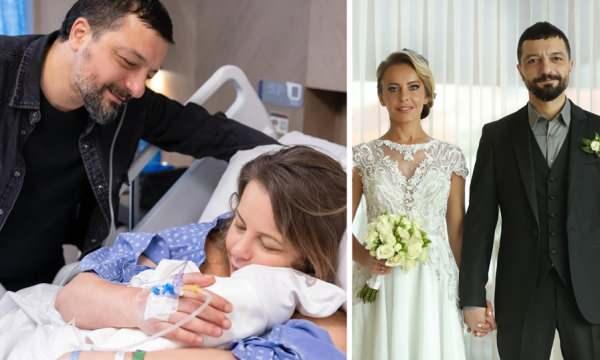 Vildan Atasever ve Mehmet Erdem'in oğulları d&uuml;nyaya geldi!