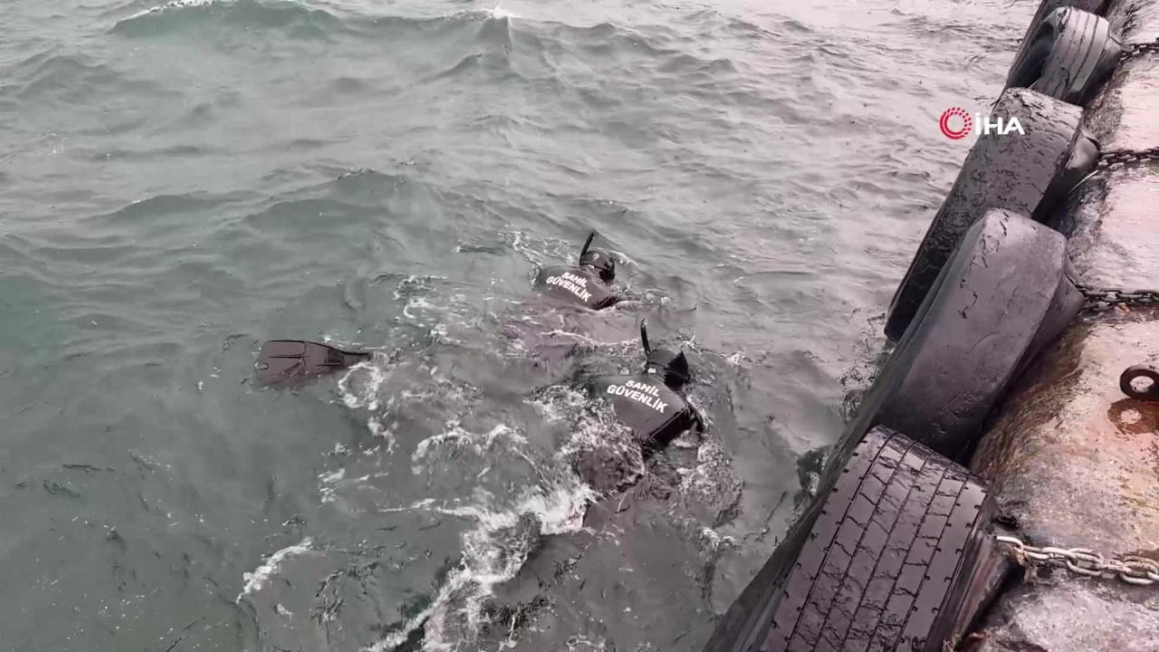 Denize atlayan genci arama çalışmaları devam ediyor.