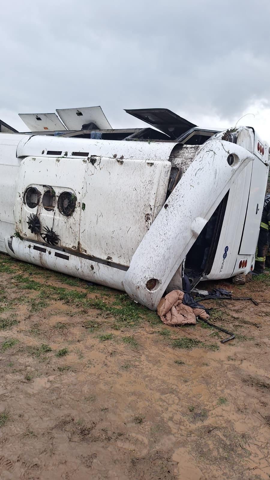 Kaza yerinden görüntüler