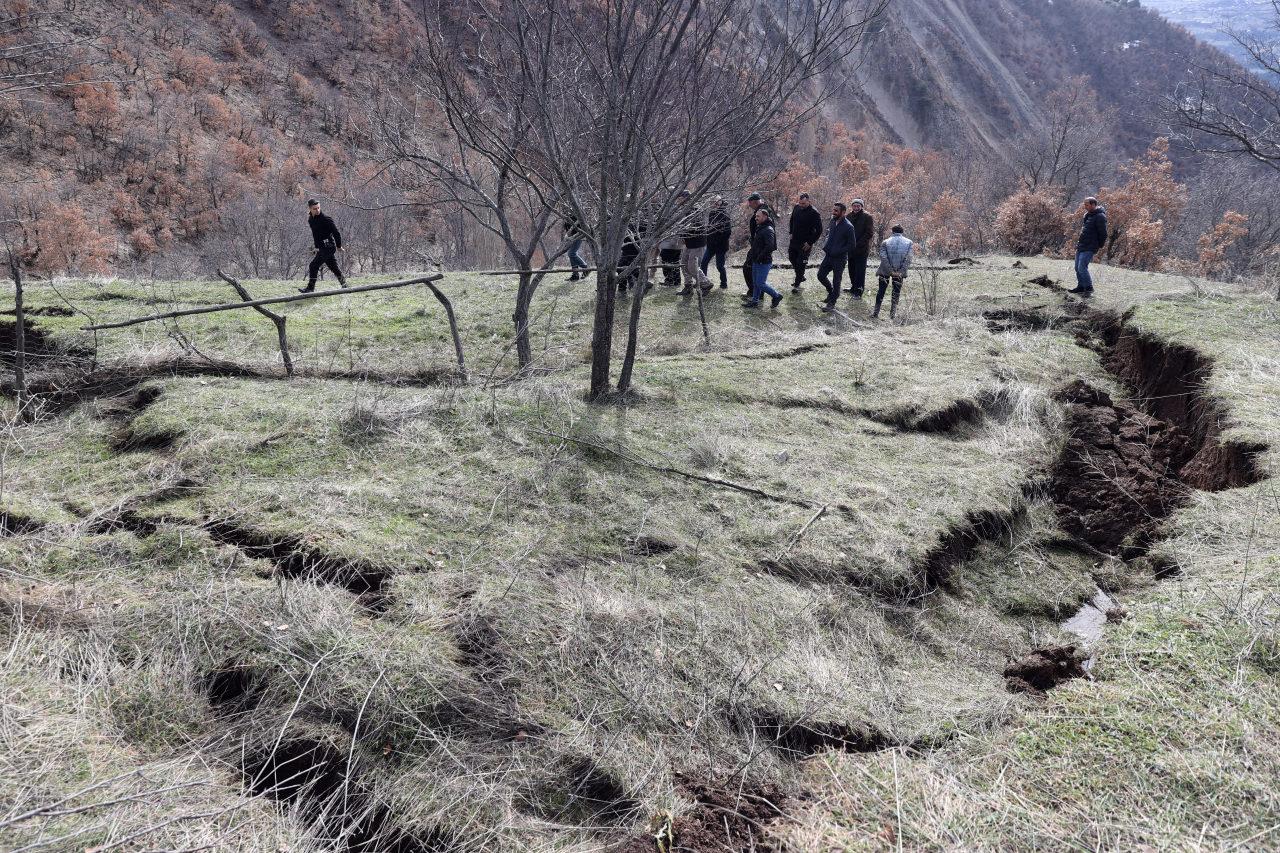 Heyelanın meydana geldiği bölge