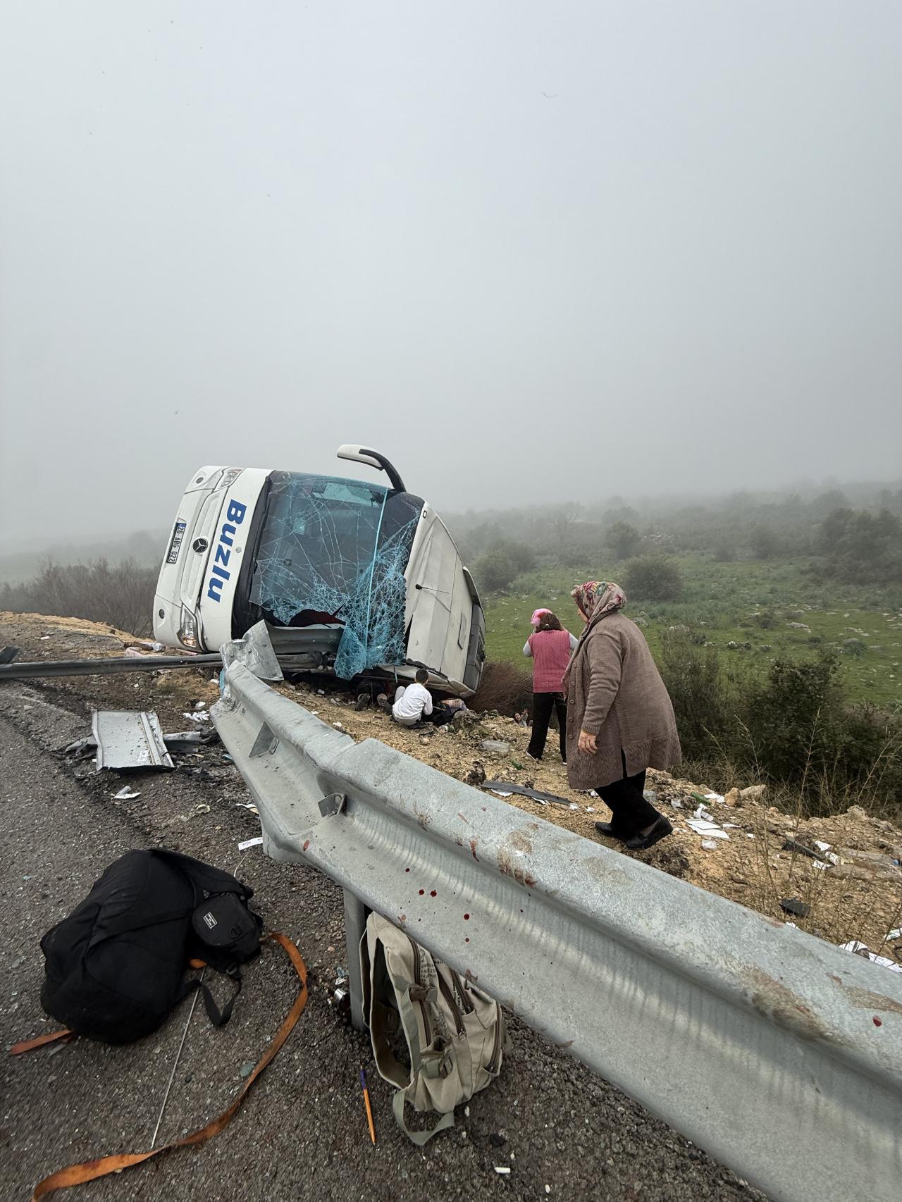10 kişinin hayatını kaybettiği olay yeri. 
