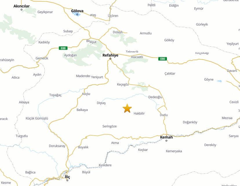 Depremin merkez üssü