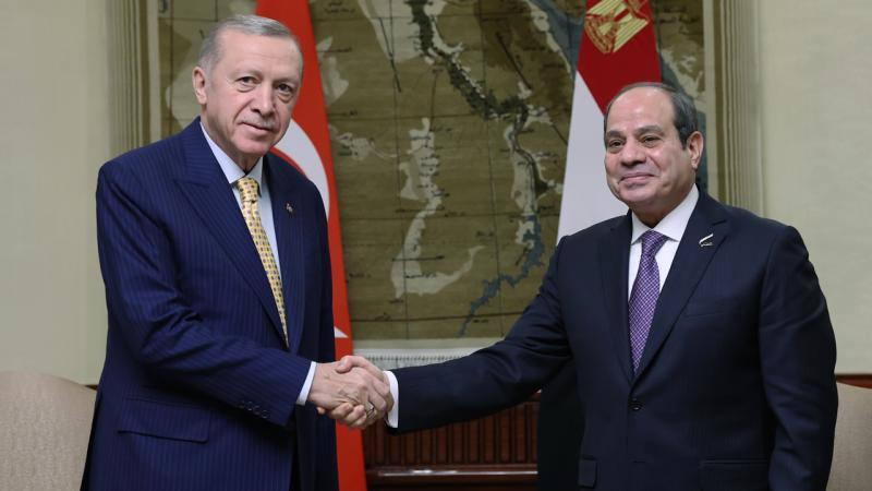 Cumhurbaşkanı Recep Tayyip Erdoğan ve Mısır Devlet Başkanı Abdülfettah es-Sisi 