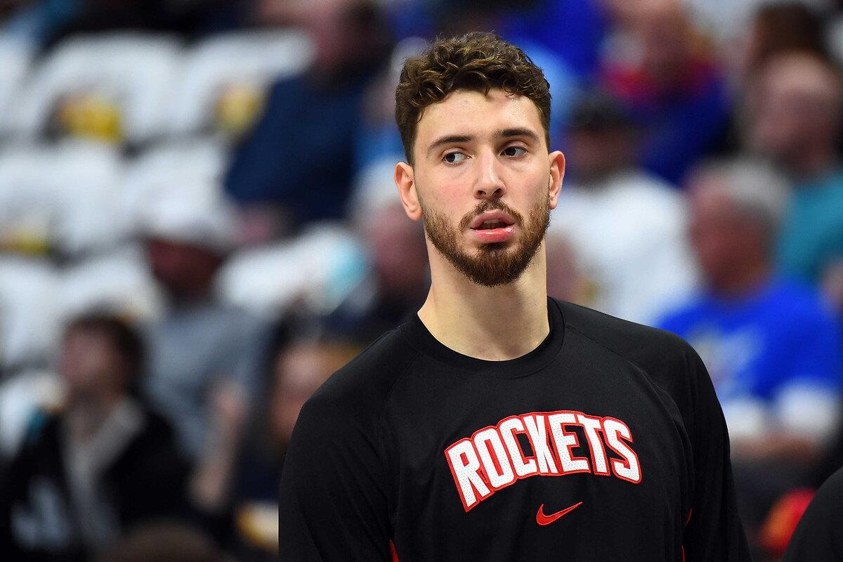 Alperen Şengün, Denver Nuggets - Houston Rockets maçında.