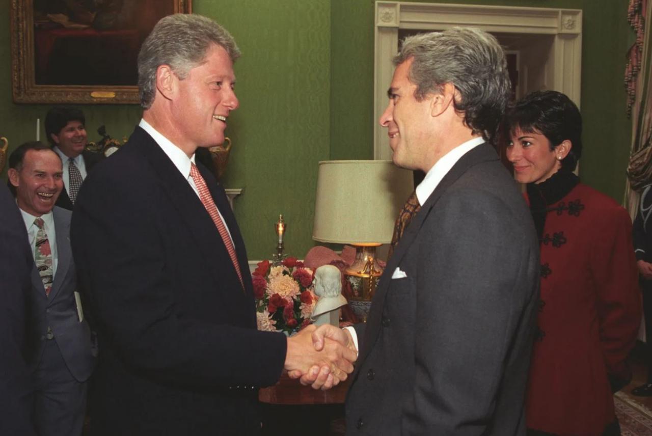 Epstein Beyaz Saray'da Bill Clinton'ın konuğu