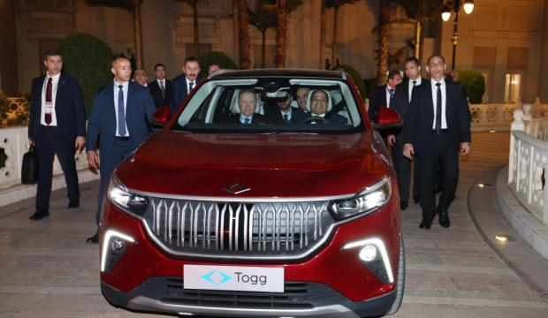 Cumhurbaşkanı Erdoğan, Mısır Devlet Başkanı Sisi'ye Togg hediye etti