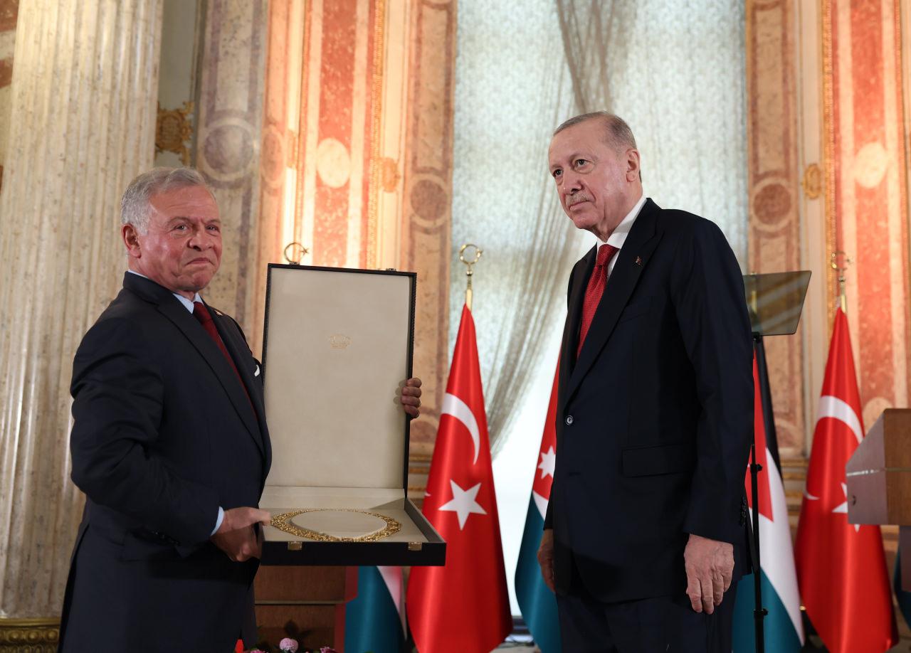 Kral 2. Abdullah ile Recep Tayyip Erdoğan