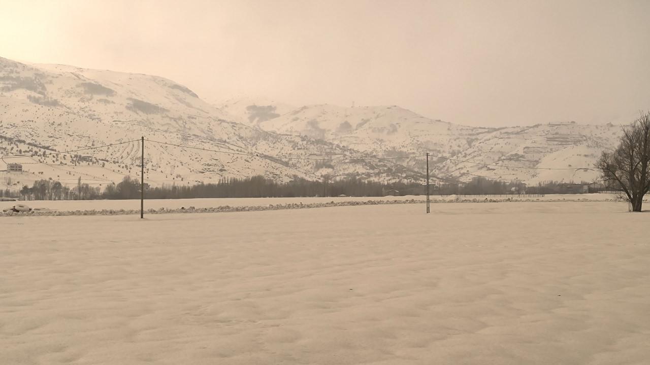  Muş'ta bembeyaz kar bir gecede kahverengiye dönüştü.