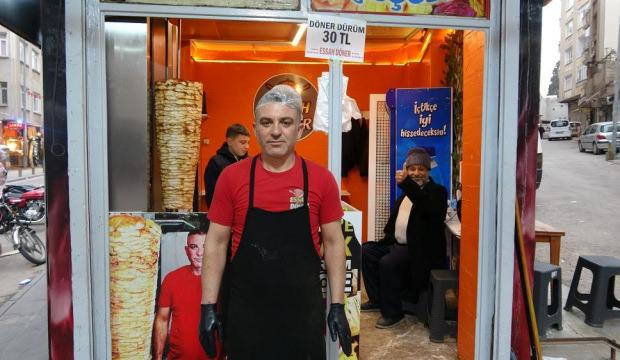 Kilis'ten T&uuml;rkiye'ye &ouml;rnek fiyat: D&ouml;neri 200 TL'den değil, 30 TL'den satıyorlar!