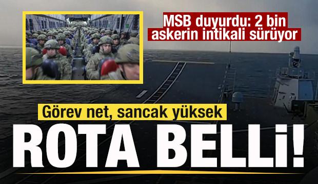 MSB g&ouml;r&uuml;nt&uuml;leri paylaştı: G&ouml;rev net, sancak y&uuml;ksek, rota belli! 
