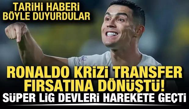 Ronaldo krizi transfer fırsatına d&ouml;n&uuml;şt&uuml;! S&uuml;per Lig devleri harekete ge&ccedil;ti