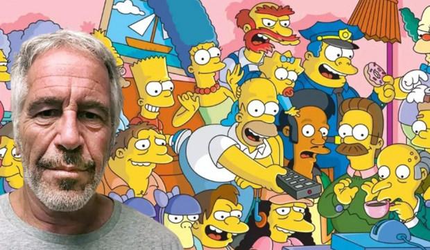 Simpsonlar'da &uuml;rk&uuml;ten 'Epstein adası' mesajı