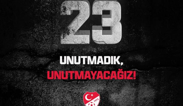 TFF ve spor kul&uuml;pleri, 6 Şubat depremlerinde hayatını kaybedenleri andı