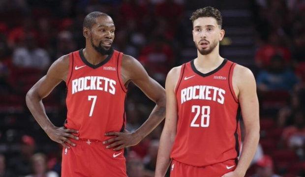 102 sayılık galibiyette Alperen Şeng&uuml;n-Kevin Durant işbirliği: Parkeyi dar ettiler