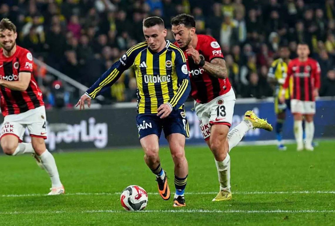 Fenerbahçe-Gençlerbirliği maçından bir kare
