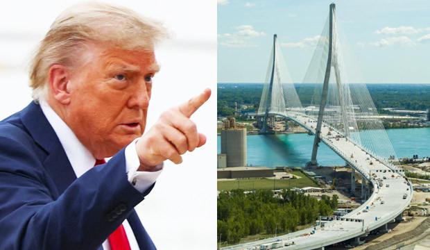 Trump, ABD'nin inşa etmediği k&ouml;pr&uuml;n&uuml;n m&uuml;lkiyetini istedi