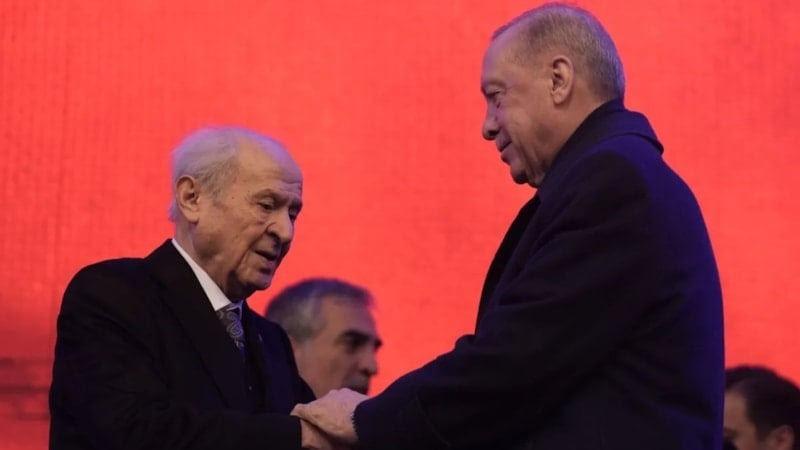 Cumhurbaşkanı Erdoğan ve MHP Genel Başkanı Devlet Bahçeli