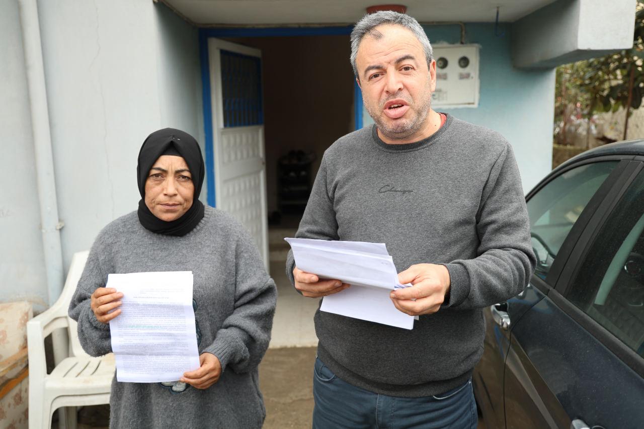 Özlem Develi'nin ailesi. 