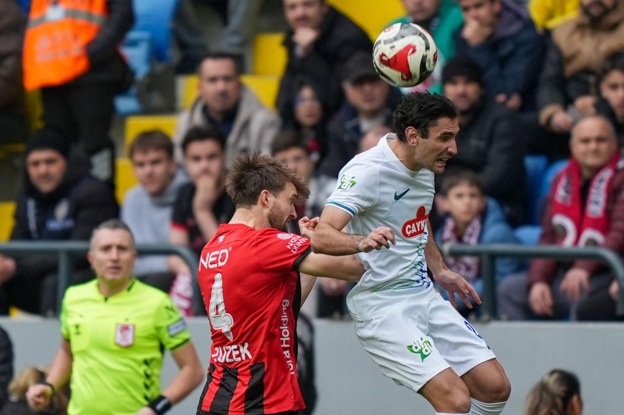 Gençlerbirliği, Rizespor'la 2-2 berabere kaldı
