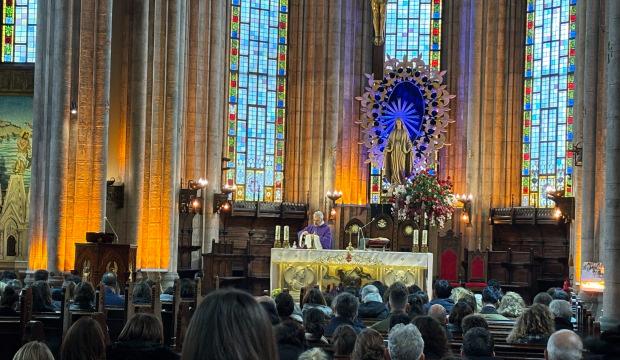 Mattia Ahmet Minguzzi &ouml;l&uuml;m&uuml;n&uuml;n 1'inci yılında Saint Antuan Kilisesi&rsquo;nde anıldı