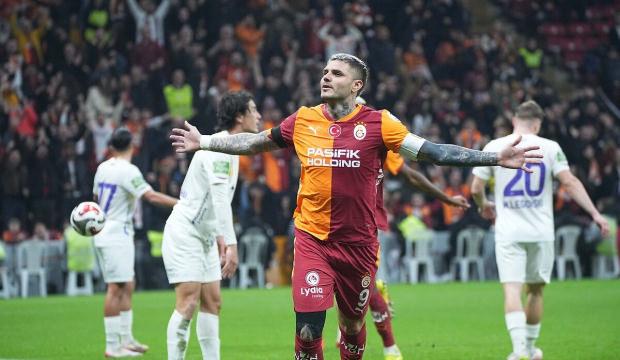 Mauro Icardi alev aldı! Galatasaray gol olup yağdı