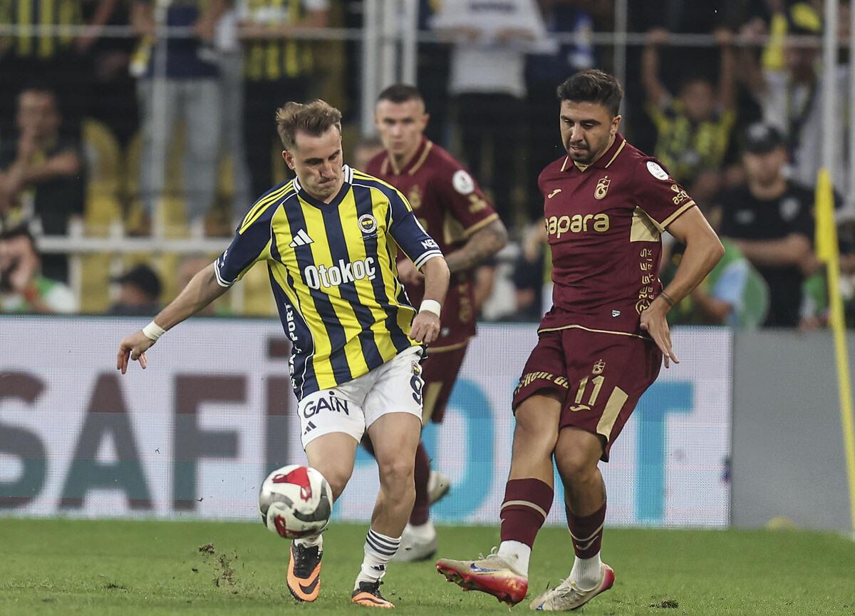 Süper Lig'in ilk yarısında Kadıköy'de oynanan Fenerbahçe-Trabzsonspor maçı