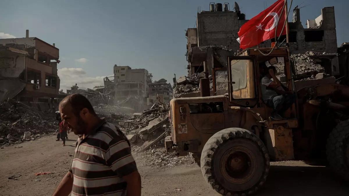 Gazze Şeridi'nde çalışmalar devam ediyor