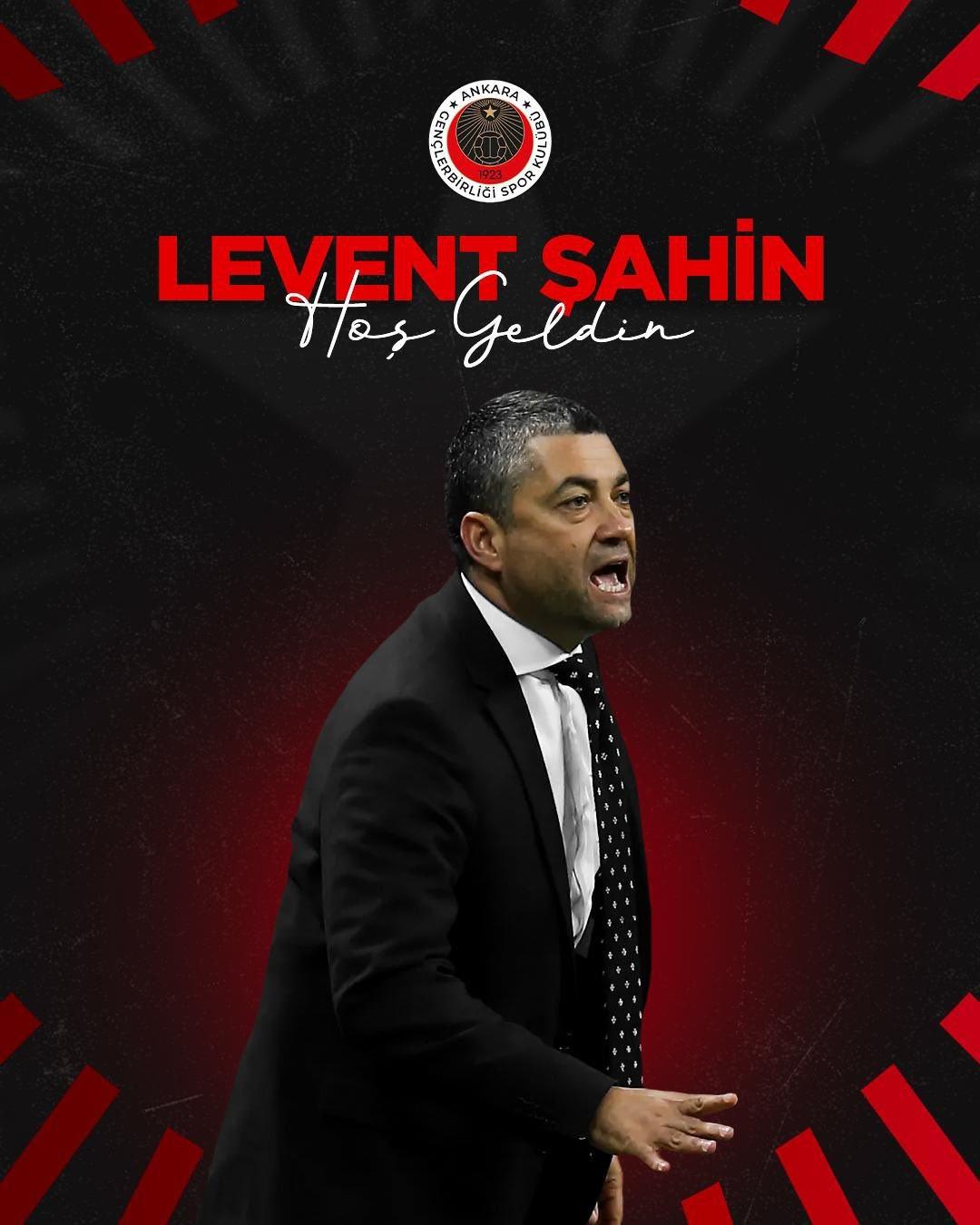 Gençlerbirliği, Levent Şahin'i bu tanıtım görseliyle duyurdu.