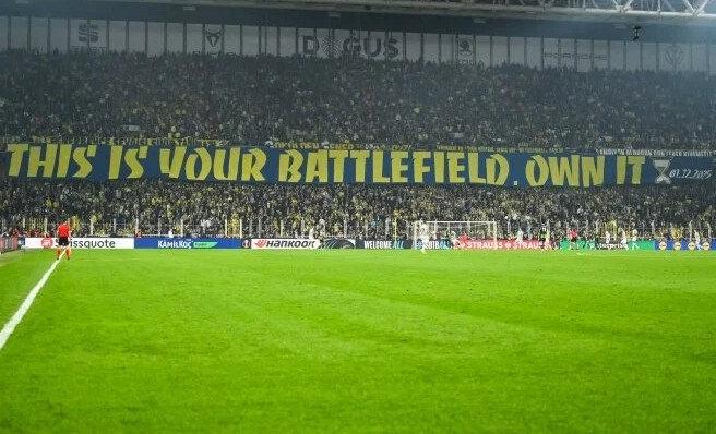 Chobani Stadı'nda yapılan görsel şov